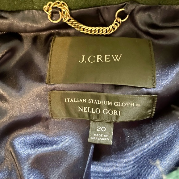 I. Crew women’s stadium wool coat - Picture 3 of 3